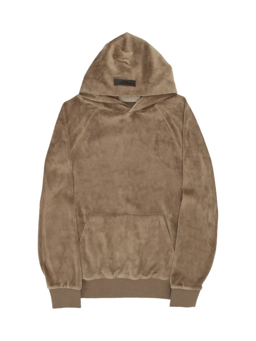 Fear of God ESSENTIALS Brown Raglan Hoodie